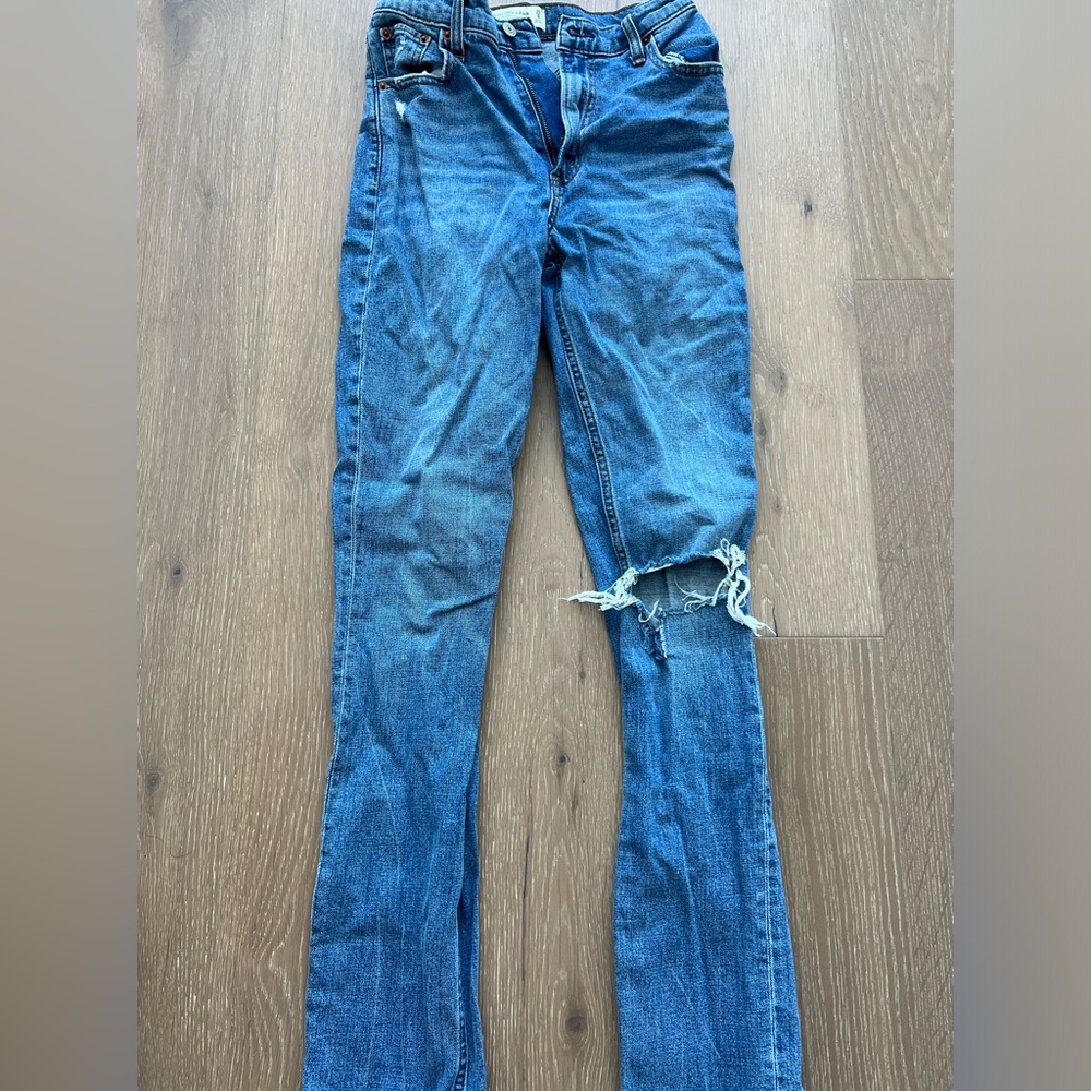 Abercrombie boot cut jeans